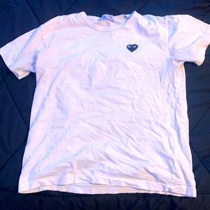 Mens Adult Medium White CDG PLAY Tee